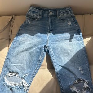 American eagle size 0 straight jeans